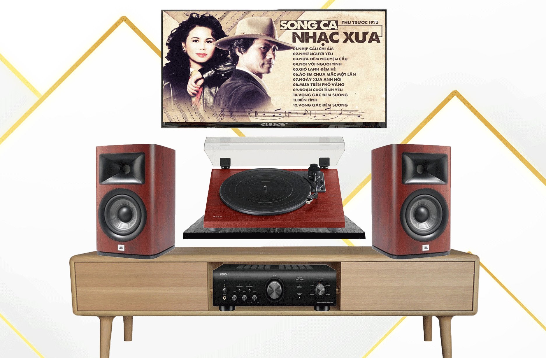 DÀN NGHE NHẠC CÓ ĐẦU ĐĨA THAN HD93