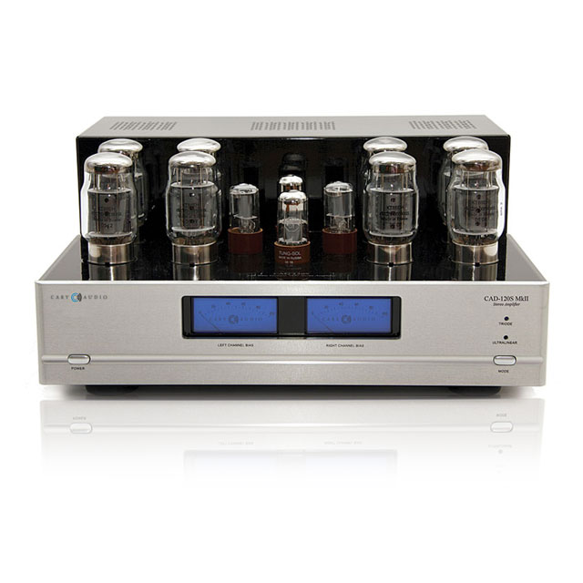 Power đèn Cary Audio CAD 120S MKII ,Công suất đầu ra – 120 watt mỗi kênh, ultralinear (Class AB)