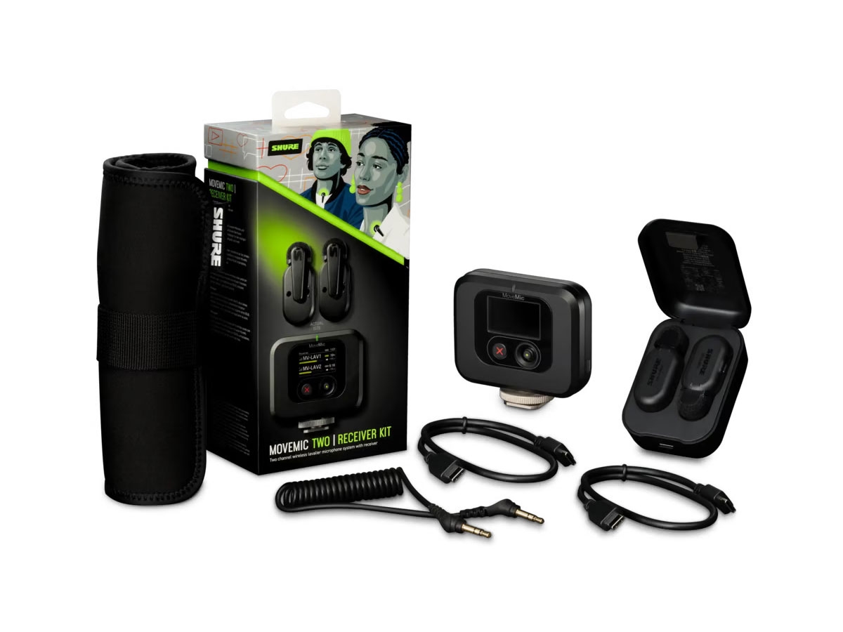 Micro Cài Áo Không Dây Và Bộ Thu - SHURE MOVEMIC TWO RECEIVER KIT
