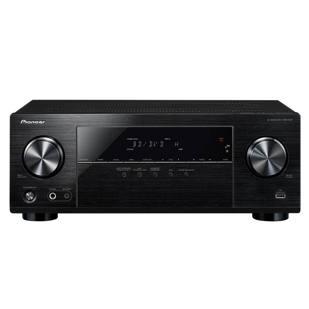 PIONEER VSX-531 5.1 BUILT-IN BLUETOOTH - BLACK