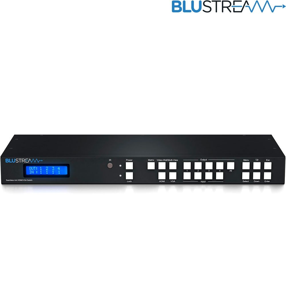 MX44VW - Blustream 4x4 HDMI 4K/ VGA Video Wall Matrix