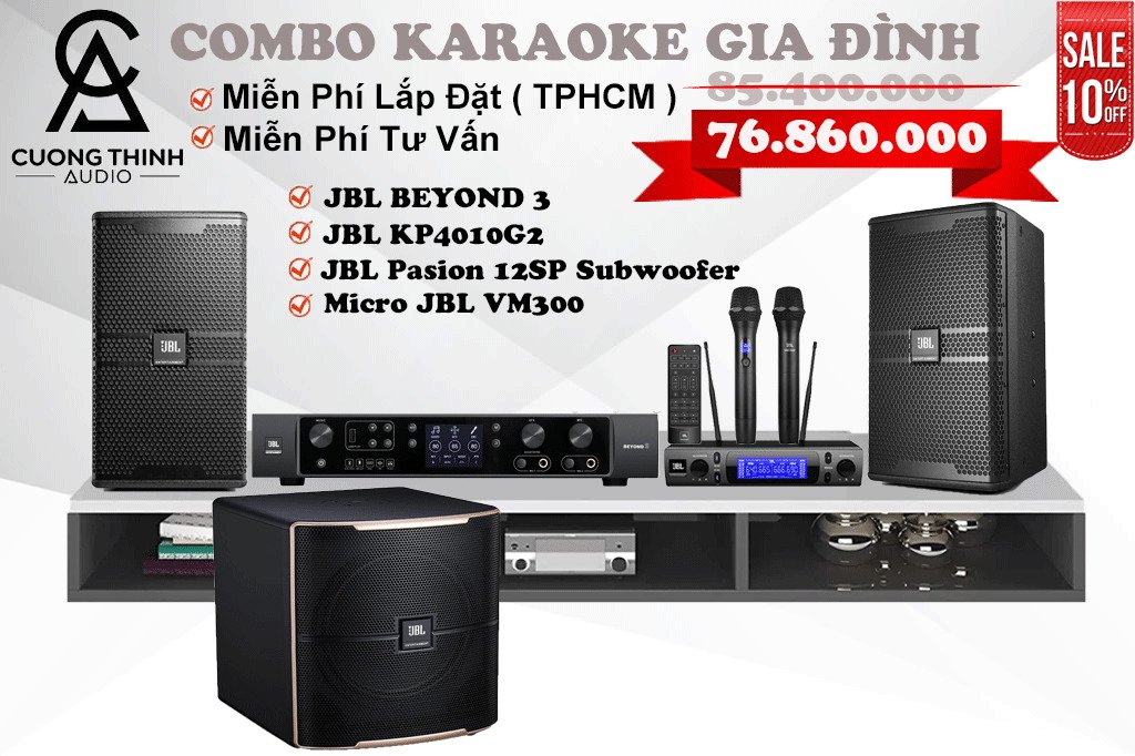 DÀN KARAOKE GIA ĐÌNH JBL 1.1
